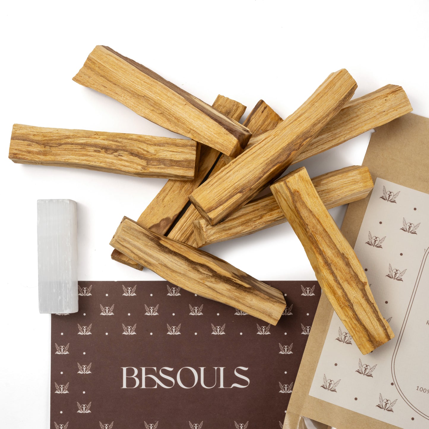Palo Santo 9 ud + REGALO de Selenita