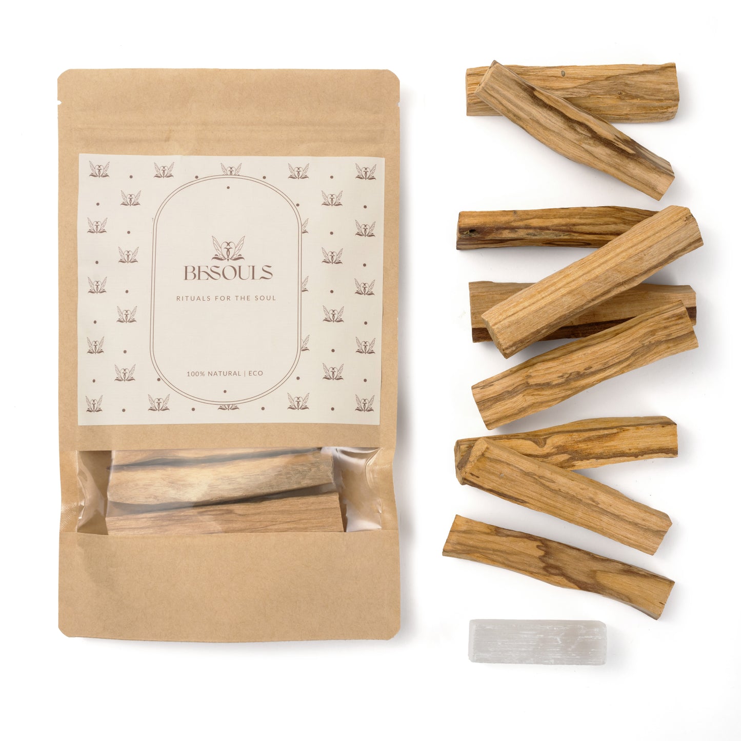 Palo Santo 9 ud + REGALO de Selenita