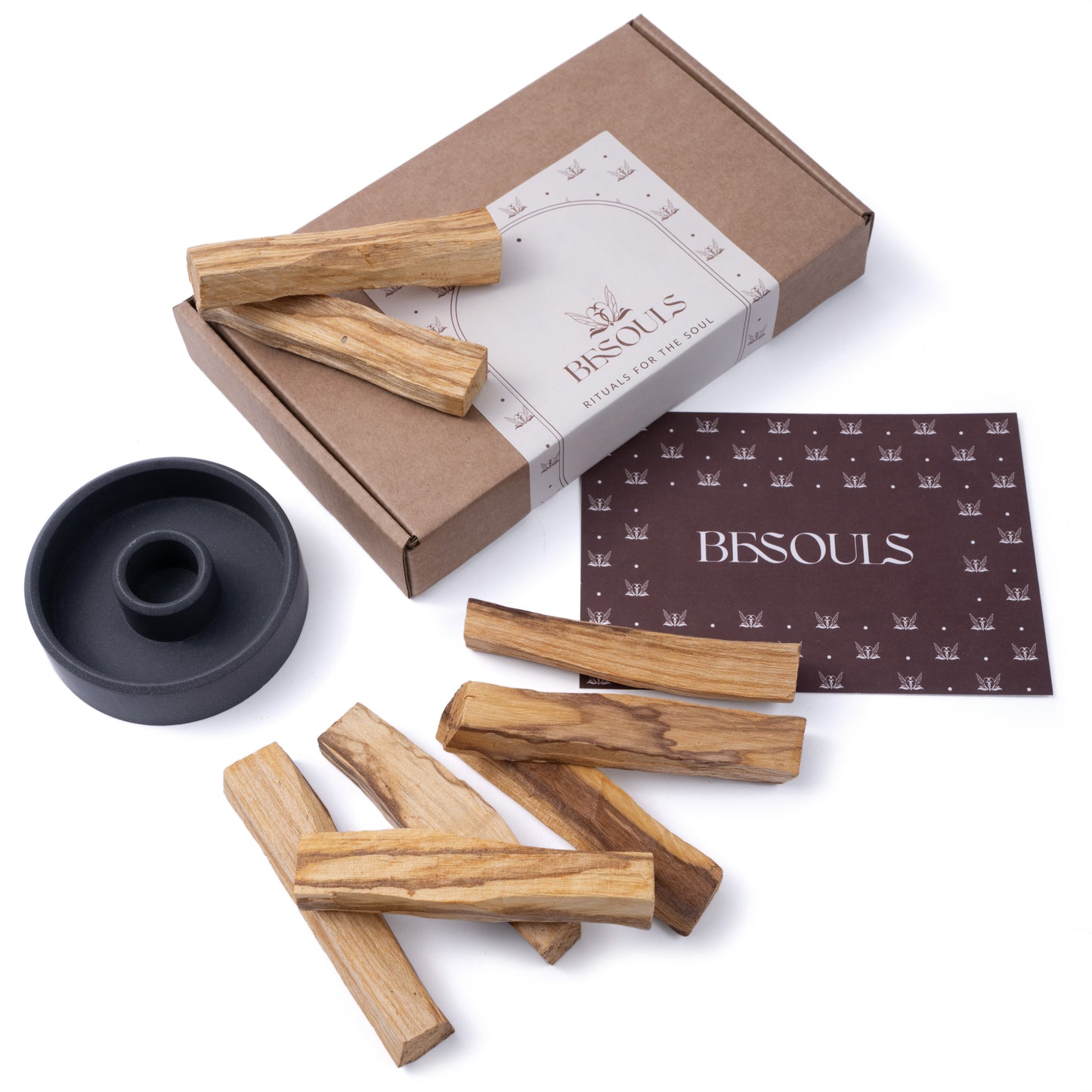 8 Palo Santo + Quemador