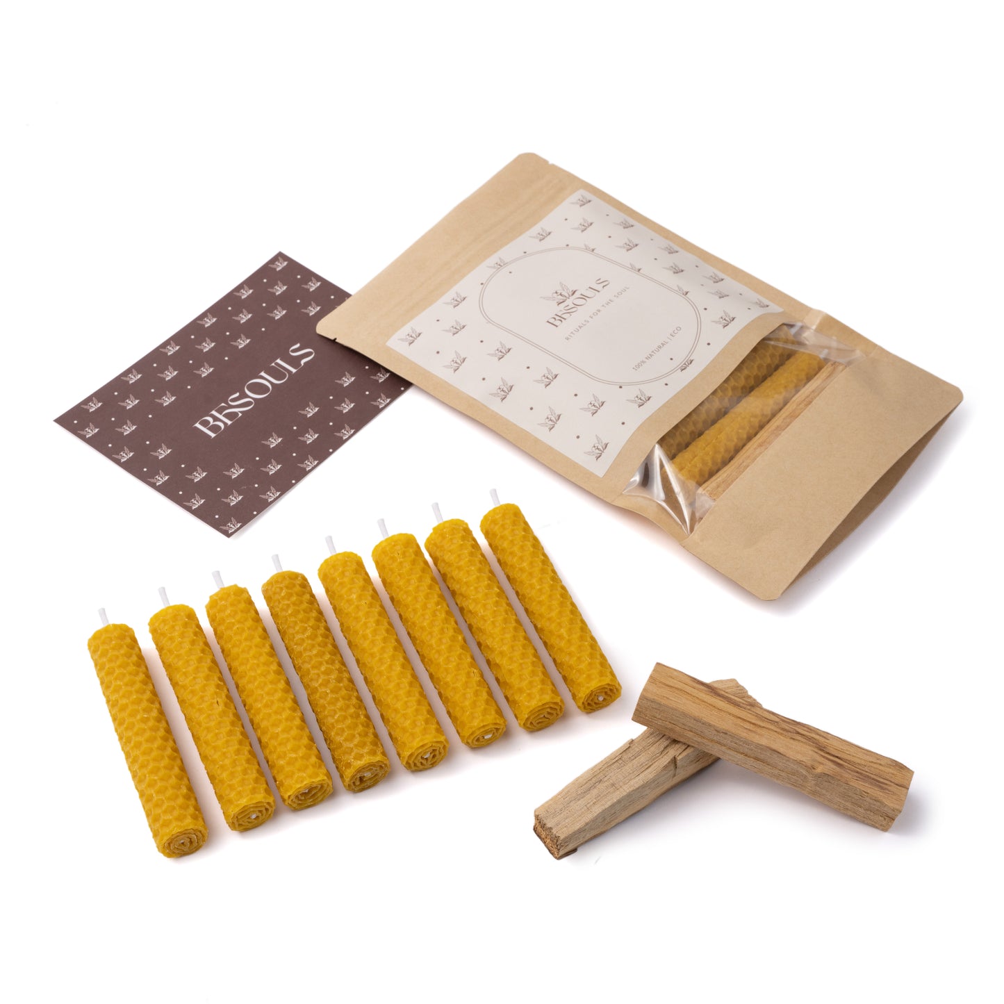 11/22 8 Velas de Miel + 2 Palo santo