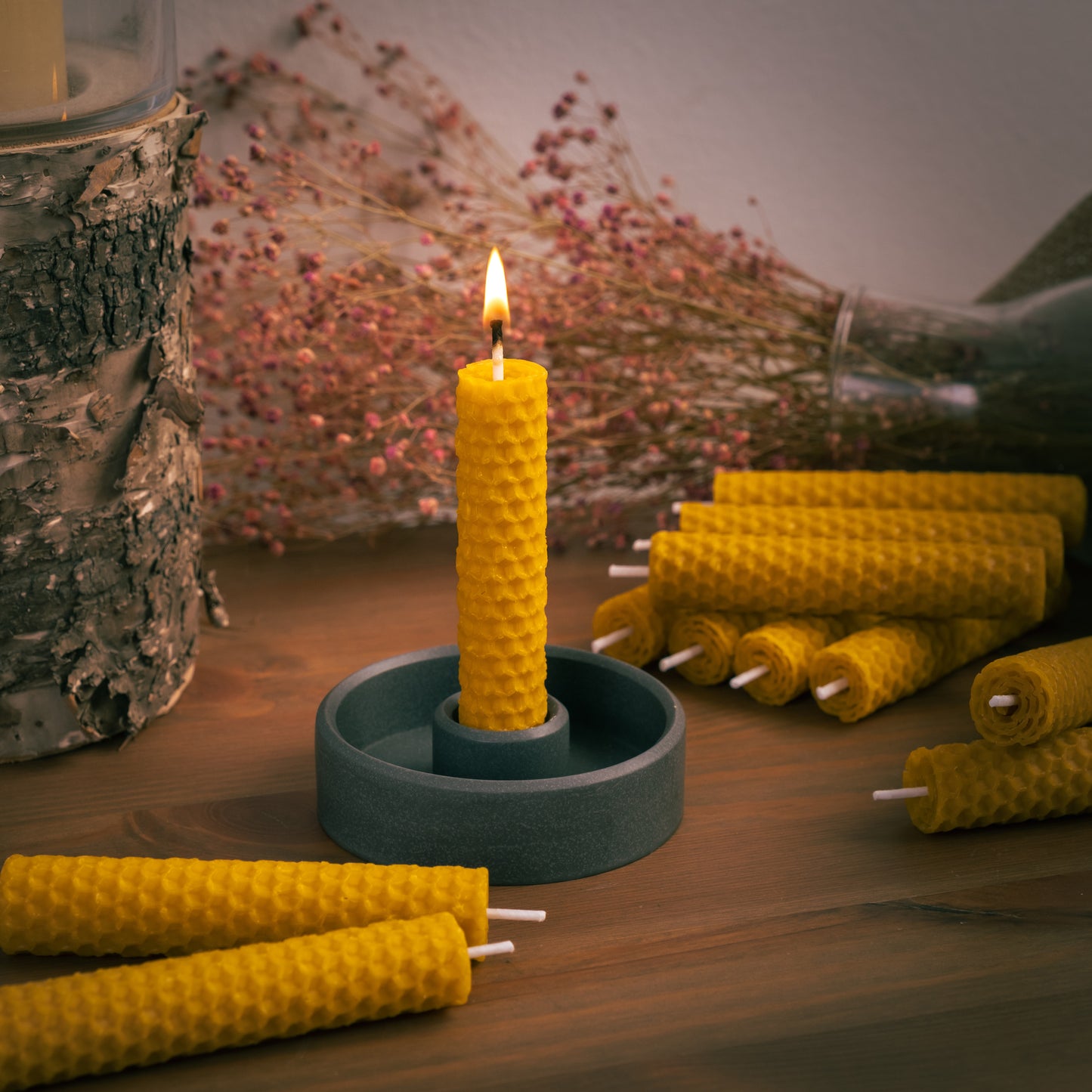 11/22 8 Velas de Miel + 2 Palo santo