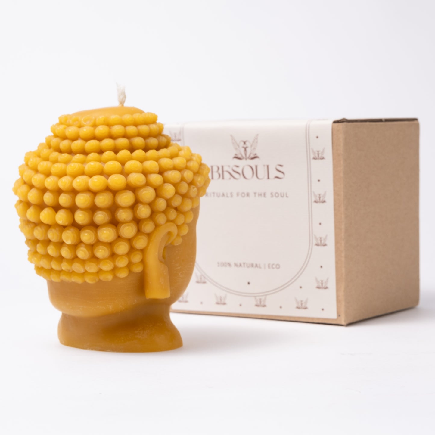 Buda Vela Decorativa (Cera de Abeja 100%)