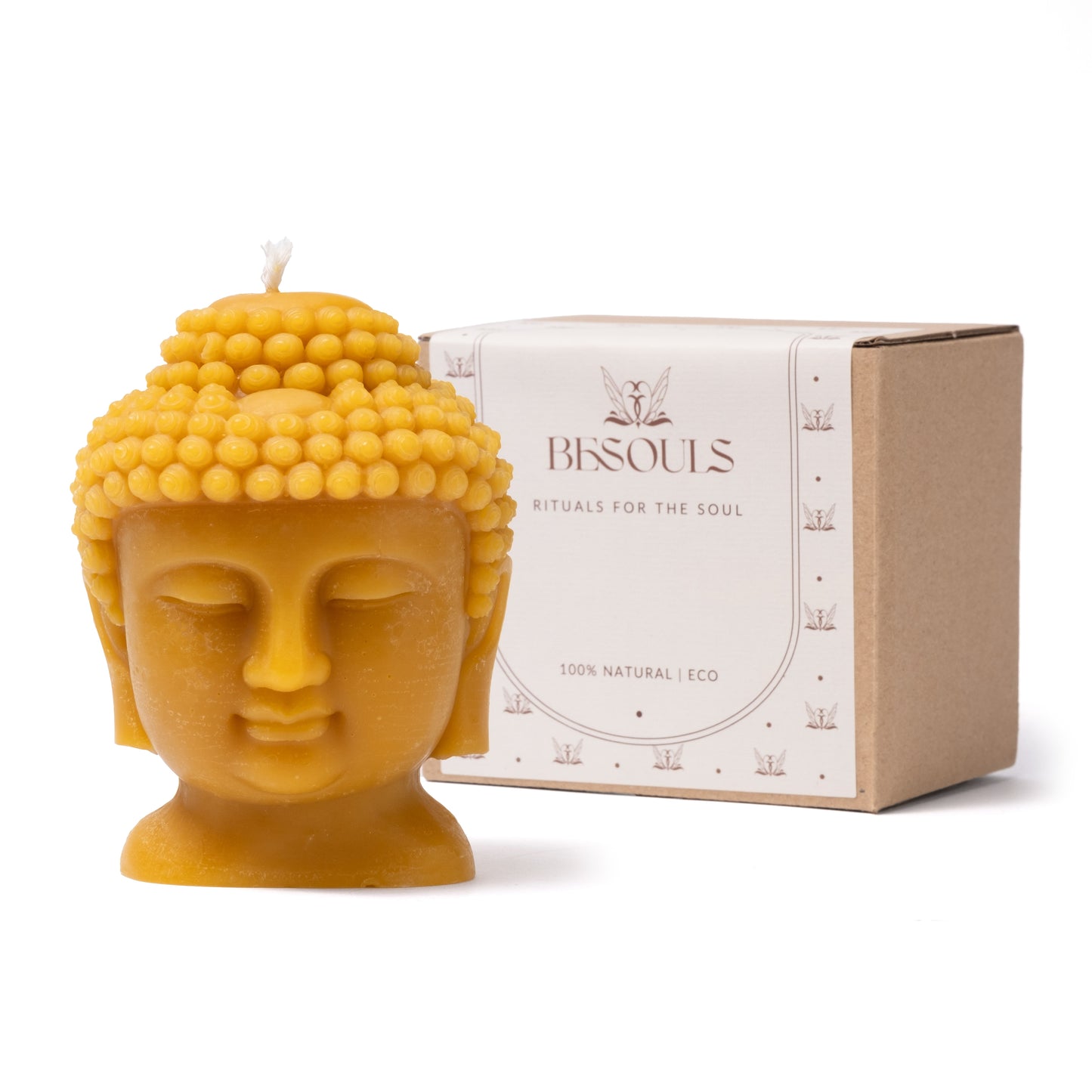 Buda Vela Decorativa (Cera de Abeja 100%)
