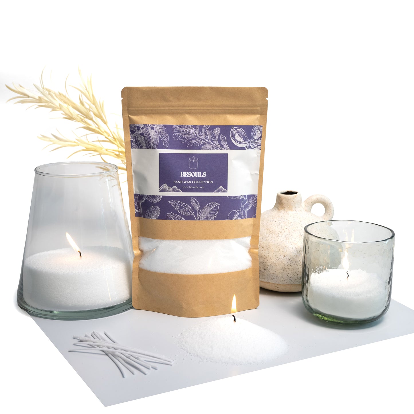 Velas de Arena 1KG + 200 GR de REGALO